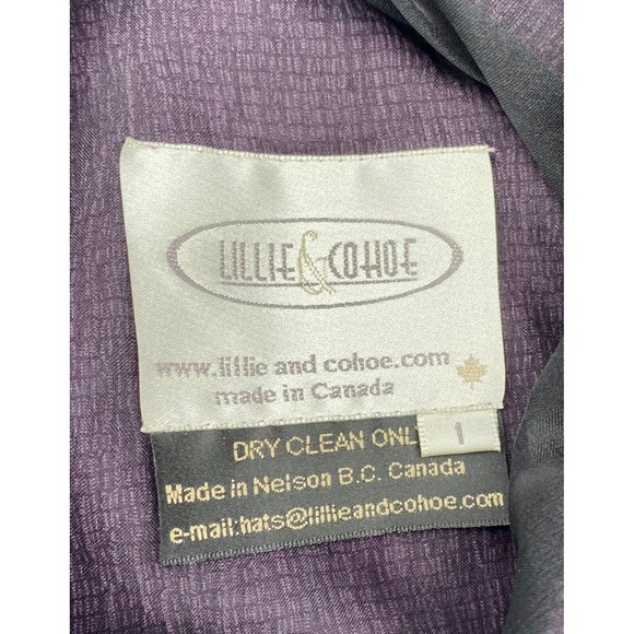 Lillie & Cohoe Purple Textured Floppy Sun Hat Wide Brim Size 1 Canada - Picture 5 of 6